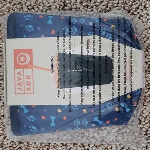 Medium Javasok with paw prints and bones